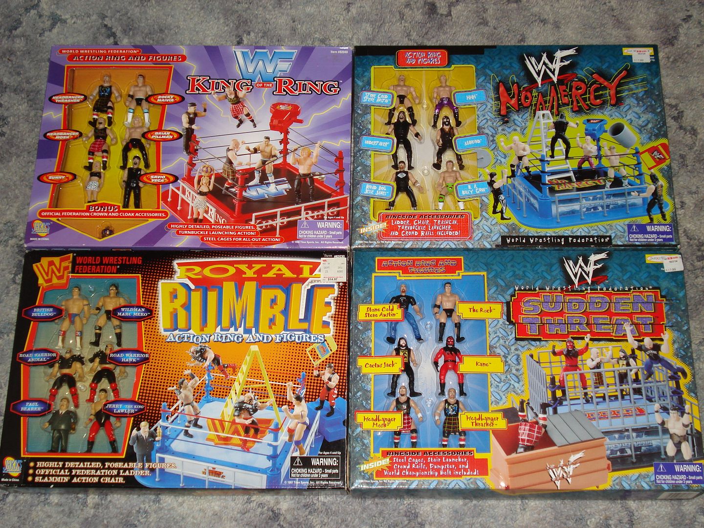 wwf jakks mini figures